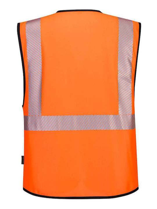 Portwest Pro Herren Sicherheitsweste mit reflektierenden Bändern Orange