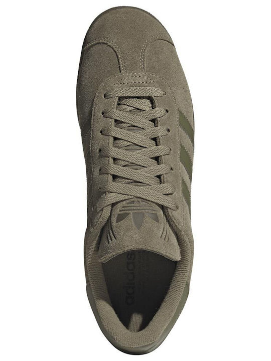 adidas gazelle silver green womens Adidas Mens Gazelle Indoor Shoes – Extra Butter main image 1