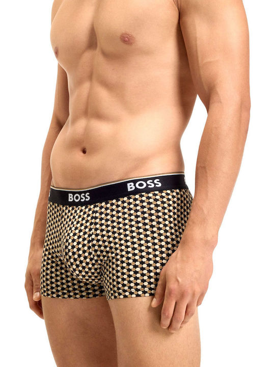Men's Boxers Black-beige 3Pack