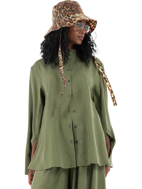 Women's Long Sleeve Shirt Green