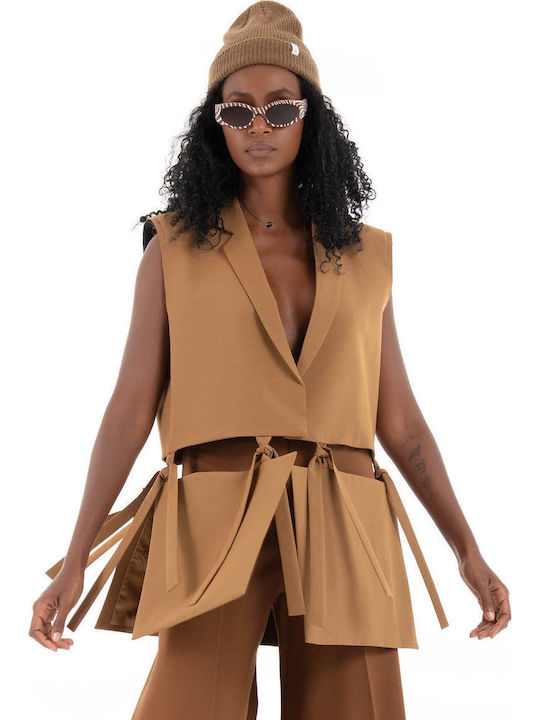 Damen Jacke Light Brown