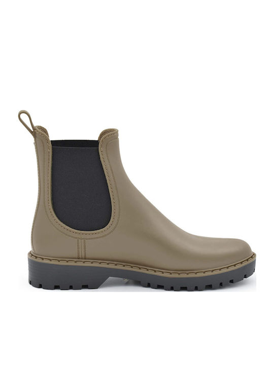 Schürzen für Catering Damen Gummistiefel Beige