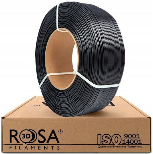 Rosa3D Filament Pentru Imprimante 3D 1.75mm Negru 1kg 1 Bucată Refill
