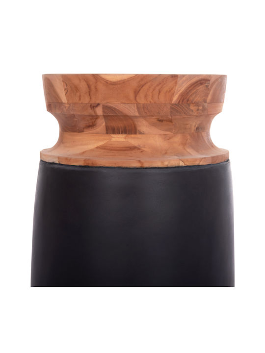 HomeMarkt Decorative Vase Linter Black 34x11.7x60cm