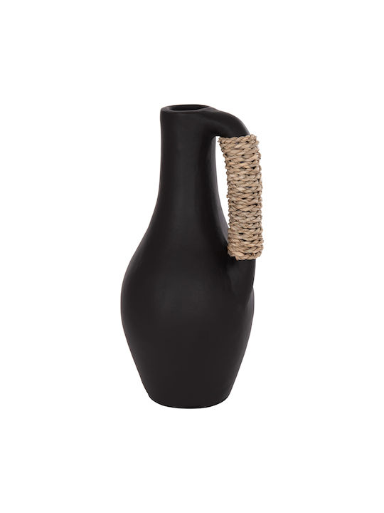 HomeMarkt Decorative Vase Cammer Black 18x18x39cm