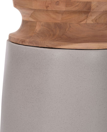 HomeMarkt Decorative Vase Linter Gray 11.7cm