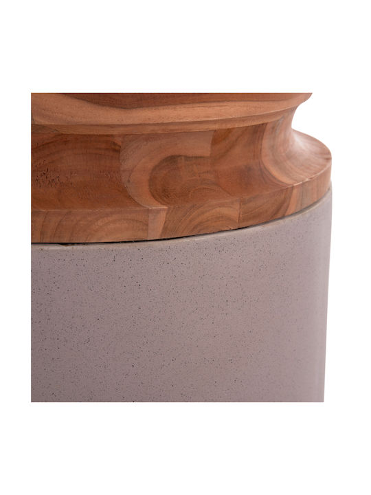 HomeMarkt Decorative Vase Linter Brown 34x13.5x60cm