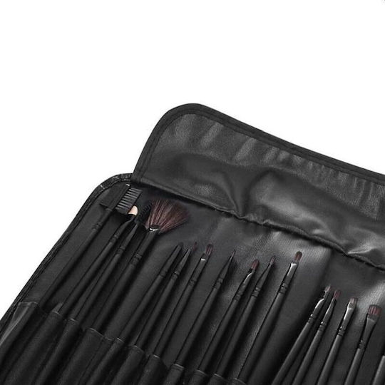 Profesional Set cu Pensule de Machiaj pentru Buze din Păr Sintetic 24buc