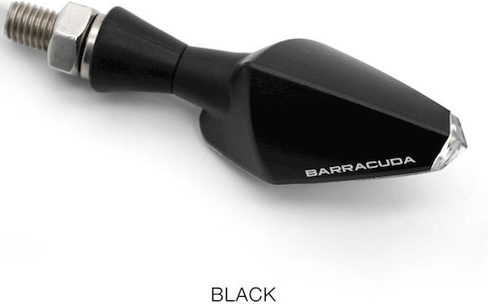 Barracuda Blitzlicht Motorrad Schwarz LED 1Stück