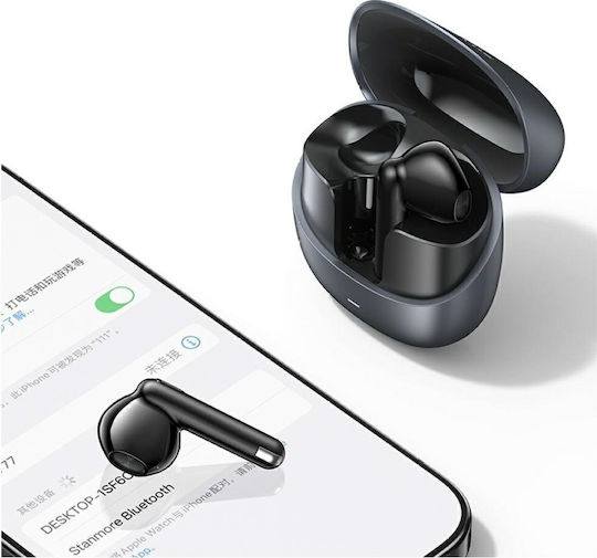 Usams Echo E03 In-ear Bluetooth Handsfree Căști cu Carcasă de Încărcare Negru