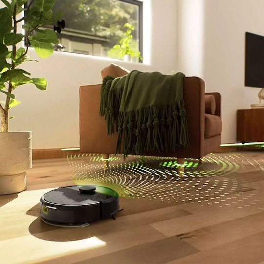 iRobot Roomba 105 Combo + AutoEmpty Roboter-Staubsauger mit Kartierung Laser & Saugkraft 7000Pa Schwarze
