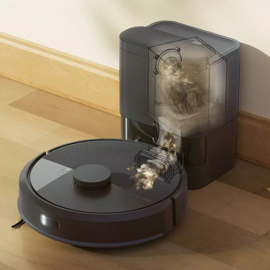 iRobot Roomba 105 Combo + AutoEmpty Roboter-Staubsauger mit Kartierung Laser & Saugkraft 7000Pa Schwarze