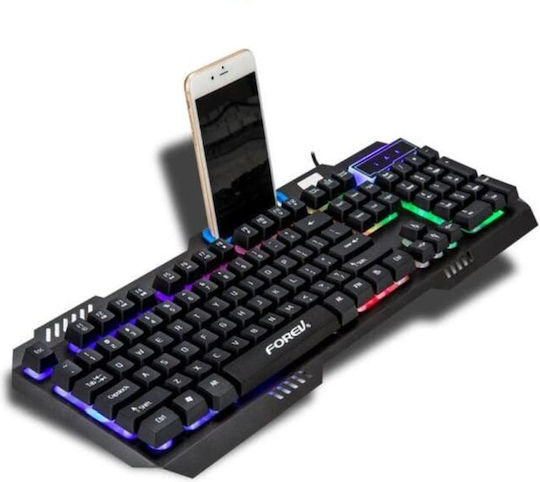 Forev Gaming Keyboard with RGB lighting (English US)