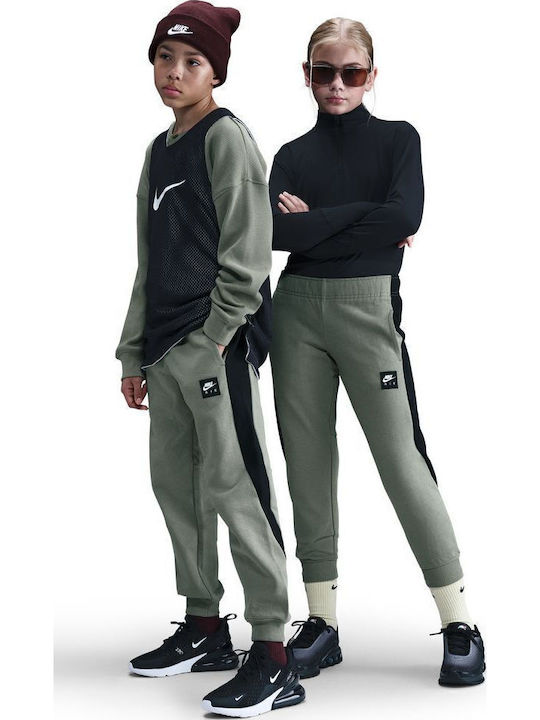Air Kinder Trainingsanzug Hose Olivgrün