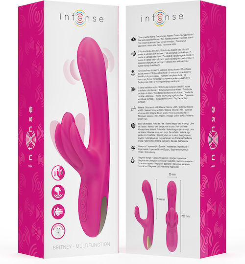 Intense Britney Vibrator Rabbit with Remote Control 23cm Pink