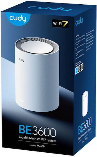 Cudy M3600 v1 WiFi Mesh Network Access Point Wi‑Fi 7 Dual Band (2.4 & 5GHz)