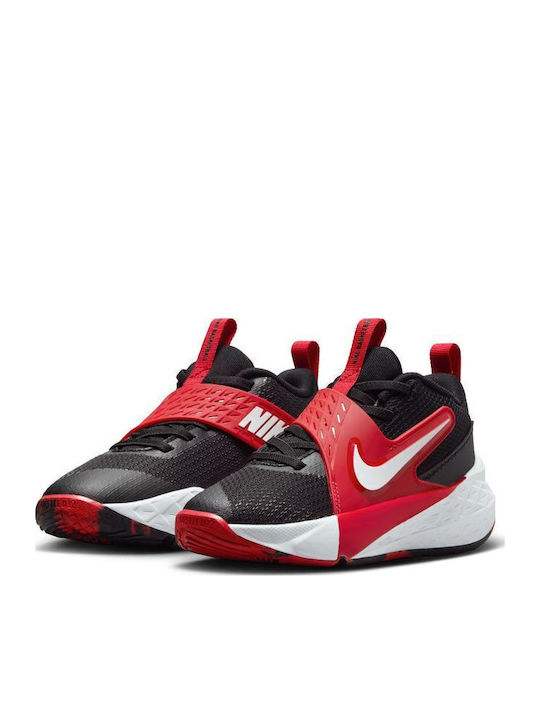 Team Hustle D 12 Kids Sports Shoes Basketball with Laces Black