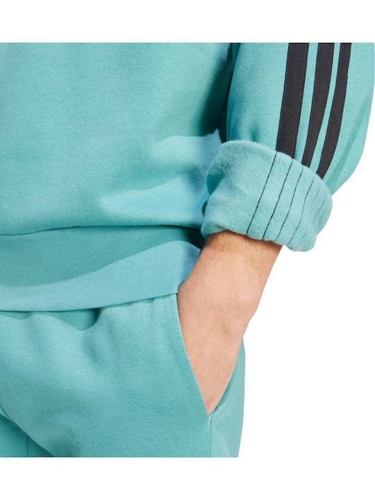 Essentials 3-Stripes Sweatshirt Turquoise