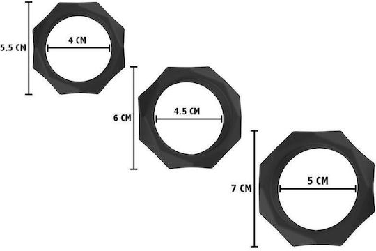 Heavy C-ring Set Black