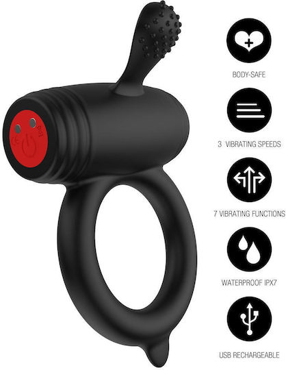 Excellence Power Pro Penisring mit Analplug