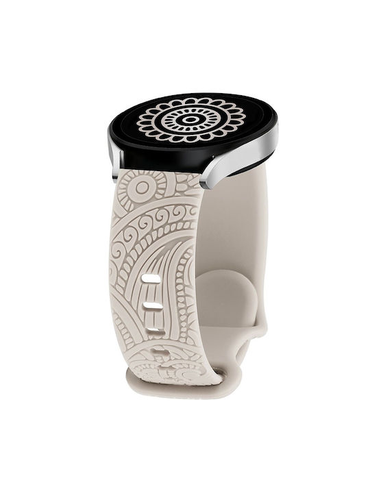 Σιλικόνη Ζώνη Γενικής Χρήσης 20mm Carven Μπεζ Σιλικόνη Ζώνη Γενικής Χρήσης 20mm Carven Μπεζ
