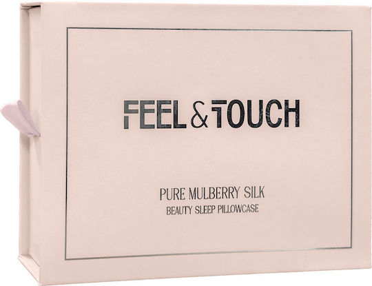 Feel & Touch Kissenbezug-Set mit Umschlagumschlag Pudra 50x70cm.