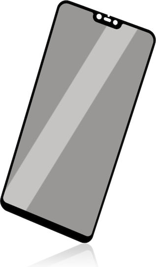 Naxius Privacy Tempered Glass Μαύρο (Mi 8Honor 8X)