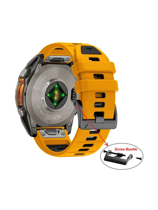 Curea Silicon Negru (Garmin Instinct 2Coros Vertix 2)