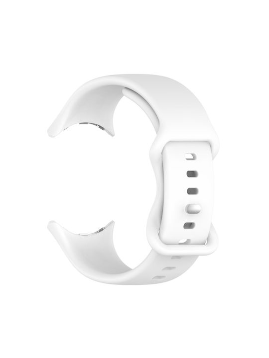 Silicone Strap Google Pixel Watch 3 45mm White
