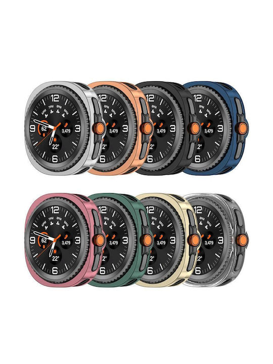 Galaxy Silicone Case in Rose Gold color for Samsung Galaxy Watch8 Classic 46mm