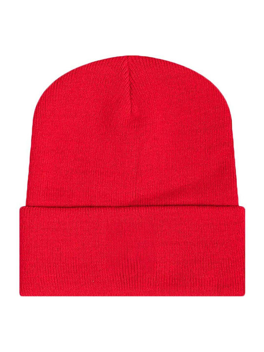 Beanie Unisex Beanie Gestrickt in Rot Farbe