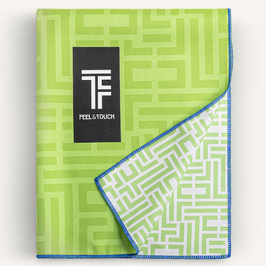 Feel & Touch Πετσέτα Microfiber Πράσινη