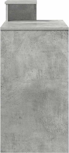 Computer Office Desk Beton Wooden Grey Concrete 106x40x88.5 cm