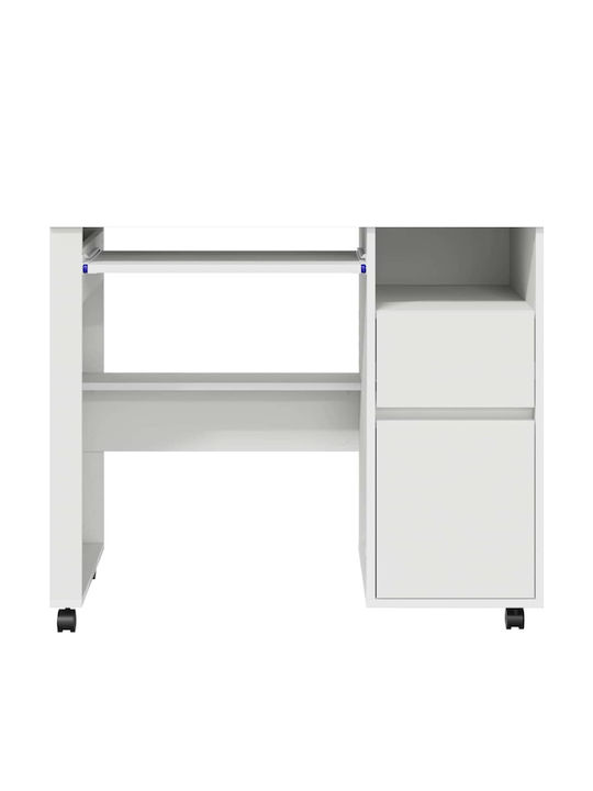 Computer Office Wooden White 91x50x77cm
