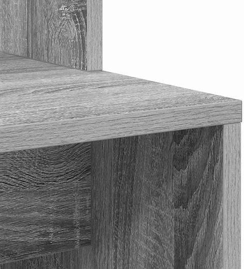 Γραφείο Υπολογιστή 78.5x37x154.5εκ. Γκρι Σονομα