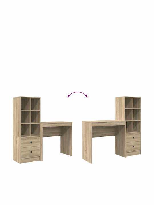 Γραφείο Ξύλινο Δρύς Sonoma 80x40x76εκ.