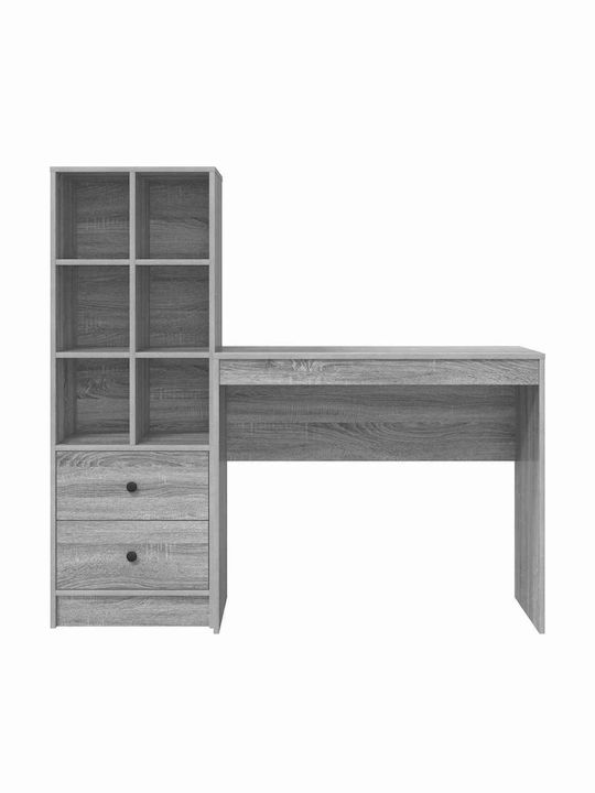 Desk Wooden Grey Sonoma 90x40x76cm