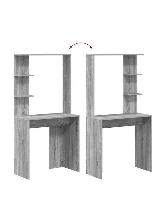 Computer Büro Holz Gray Sonoma 78.5x37x154.5cm