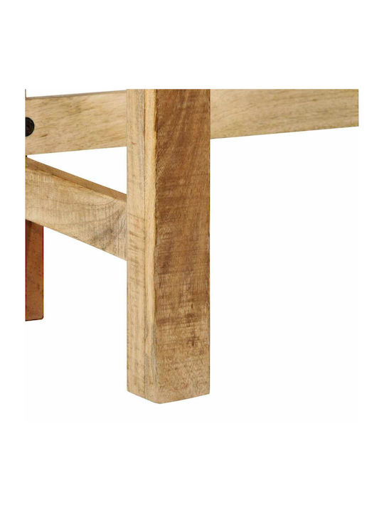 Schminktisch aus Massivholz Mango mit Spiegel 100x40x120cm