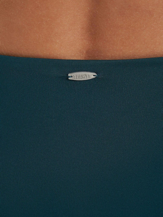 Athletic One-Piece Swimsuit Green