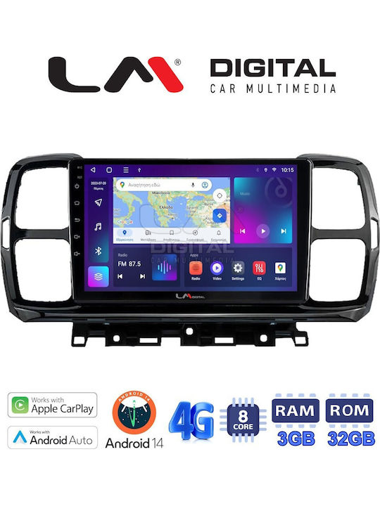LM Digital Sistem Audio Auto pentru Citroen C5 Aircross 2017 > 2021 (Bluetooth/USB/WiFi/GPS/Apple-Carplay/Android-Auto)