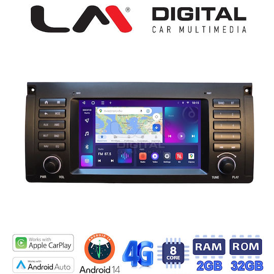 LM Digital Ηχοσύστημα Αυτοκινήτου για BMW X5 1998-2005 (Bluetooth/USB/WiFi/GPS/Apple-Carplay/Android-Auto)