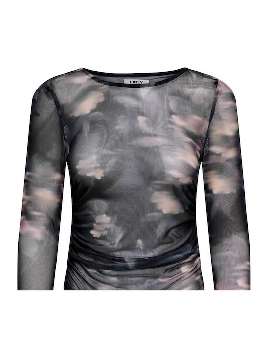 Bluza Damă Mânecă Lungă Gri