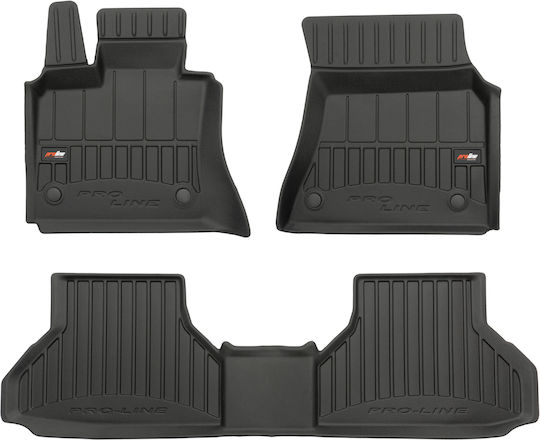 Frogum Set of Front and Rear Mats 4pcs for BMW X6 2007-2014 Black