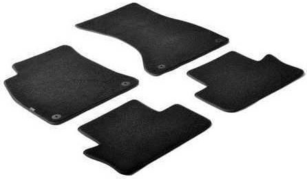 Lampa Set of Front and Rear Mats 4pcs for Seat Exeo Audi A4 Black
