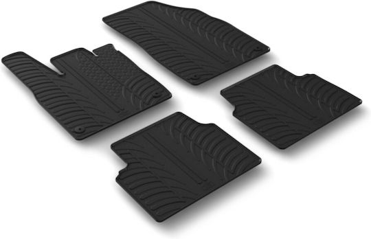 Lampa Set of Front and Rear Mats 4pcs for Volkswagen ID.3 Black