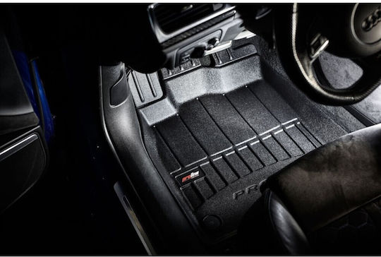 Frogum Set of Front and Rear Mats 4pcs Tray Type for Volvo XC 90 2014 Black