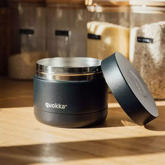 Quokka Δοχείο Φαγητού Μαύρο 360ml