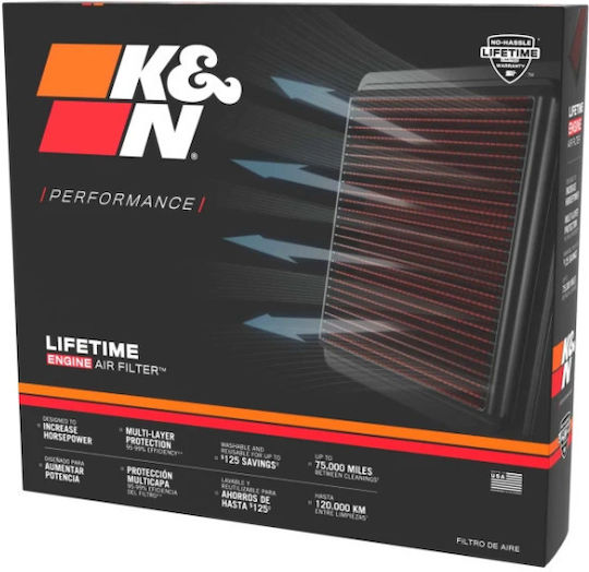 Freeflow Air Filter 276x165 1pc K&N 930.33-5108