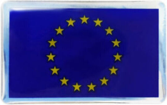 Quattroerre Adhesive Flag for Car Europe 47 x 29cm